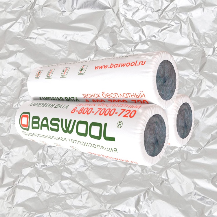 Мат прошивной BASWOOL  МП (МС)-60 ГОСТ 21880-2022 3000х1200х50 мм