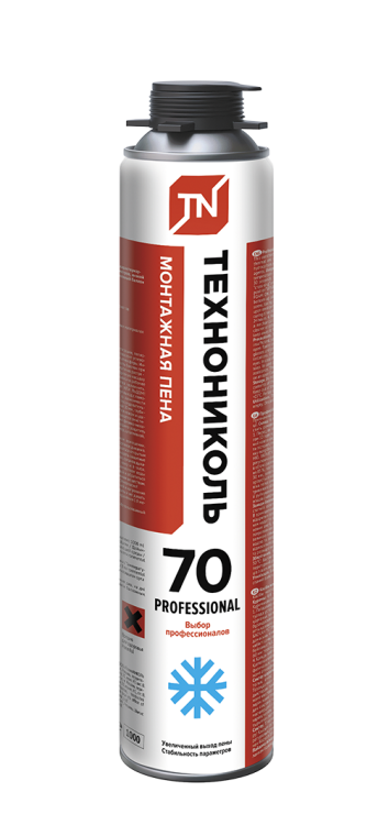 ТехноНИКОЛЬ Пена монтажная проф. 70 PROFESSIONAL зимняя 12*1020гр