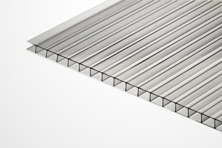 Поликарбонат сотовый Actual Bio 0,6кг/м2, прозрачный, 6000х2100х4 мм