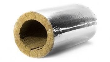 Цилиндр минераловатный ЭКОРОЛЛ КВ-100 ФА 1000х42х50 мм