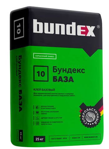 Бундекс Клей Плиточный &quot;Бундекс База&quot; С0, 25 кг , 25 кг/48шт