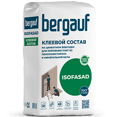 Bergauf Isofasad Клей для плит из пенополистирола и минваты 25 кг/56под