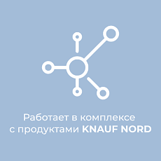Кнауф Лента Односторонняя клеящая НОРД (25м*60мм)