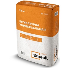SMESIT Штукатурка цементная для ручного и машинного нанесения УНИВЕРСАЛЬНАЯ 25 кг. 48шт/пал