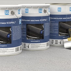 Мастика битумная кровельная ИКОПАЛ (банка 20кг)/33 под.